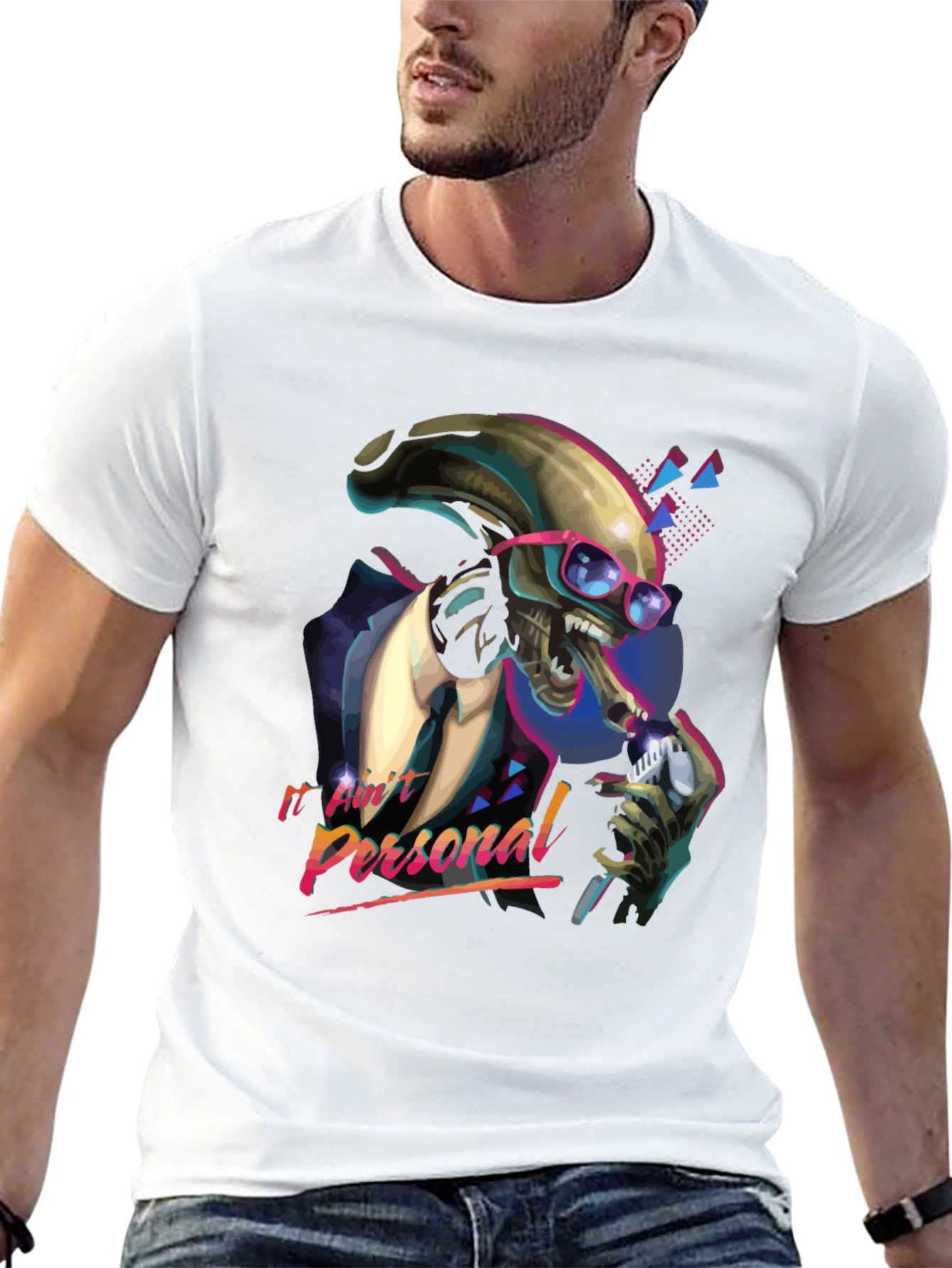 Retro Alien Suit T-Shirt - It Aint Personal