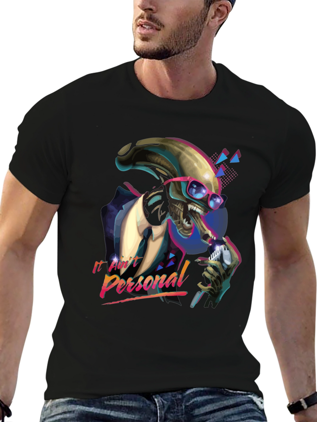 Retro Alien Suit T-Shirt - It Aint Personal