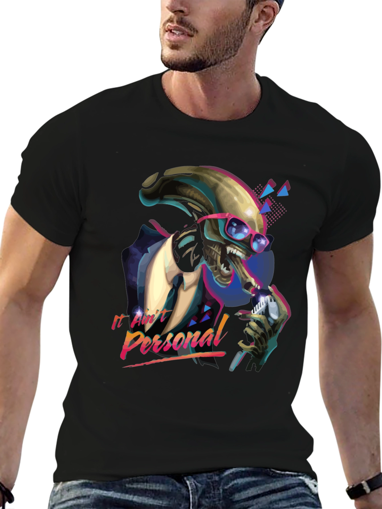 Retro Alien Suit T-Shirt - It Aint Personal