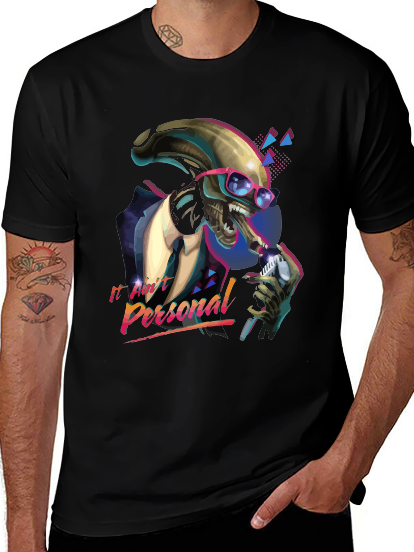 Retro Alien Suit T-Shirt - It Aint Personal
