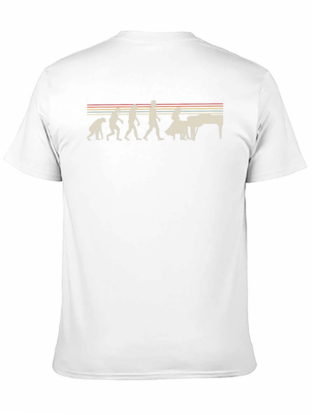 Evolution of Piano Player T-Shirt