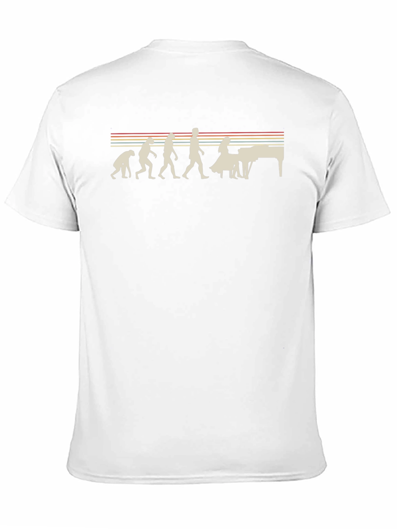 Evolution of Piano Player T-Shirt