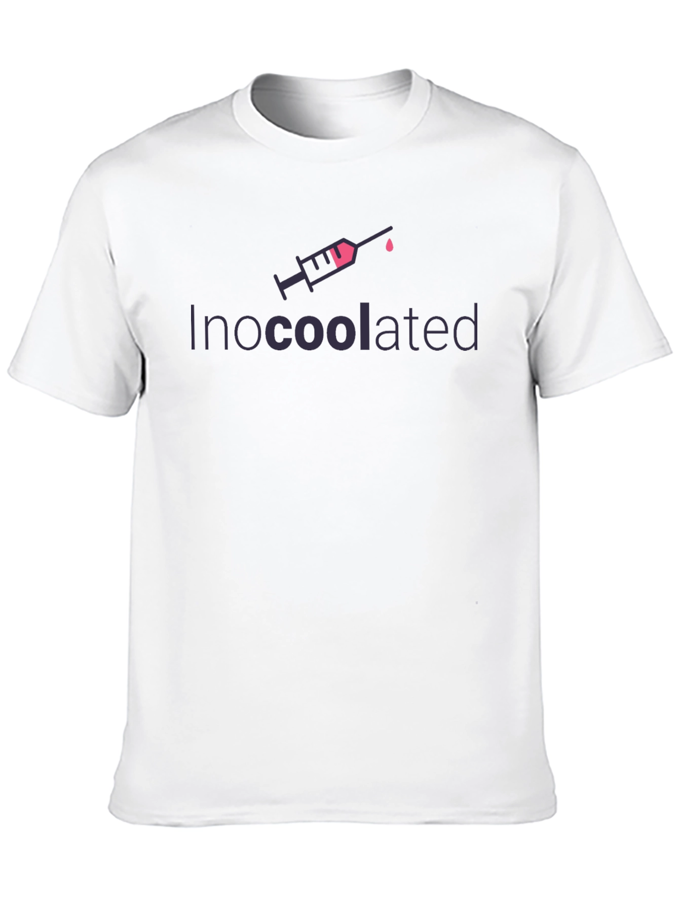 Inocoolated Black T-Shirt - Funny Vaccine Tee