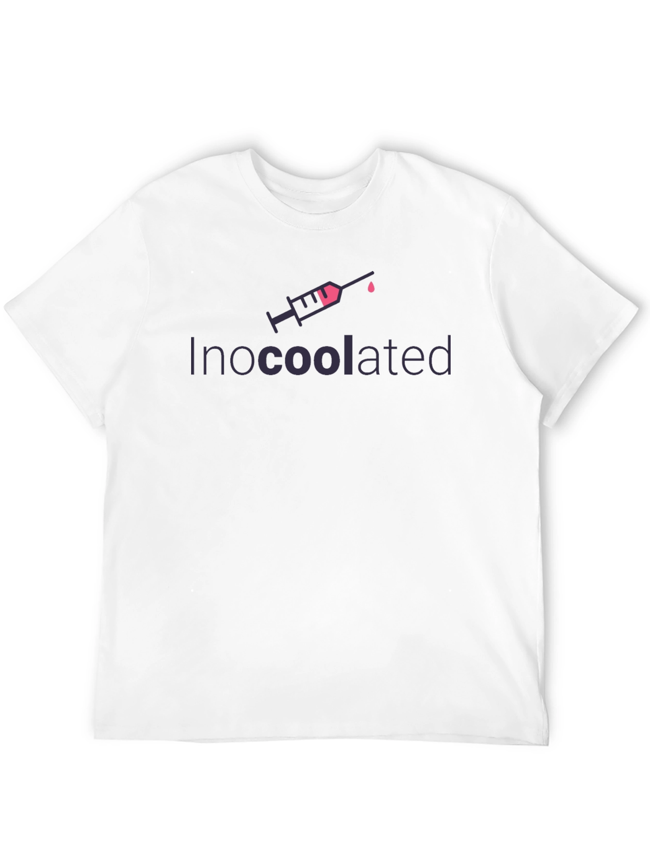 Inocoolated Black T-Shirt - Funny Vaccine Tee