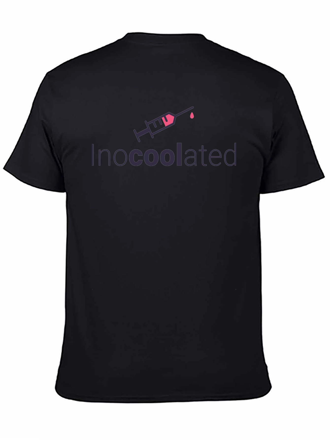 Inocoolated Black T-Shirt - Funny Vaccine Tee