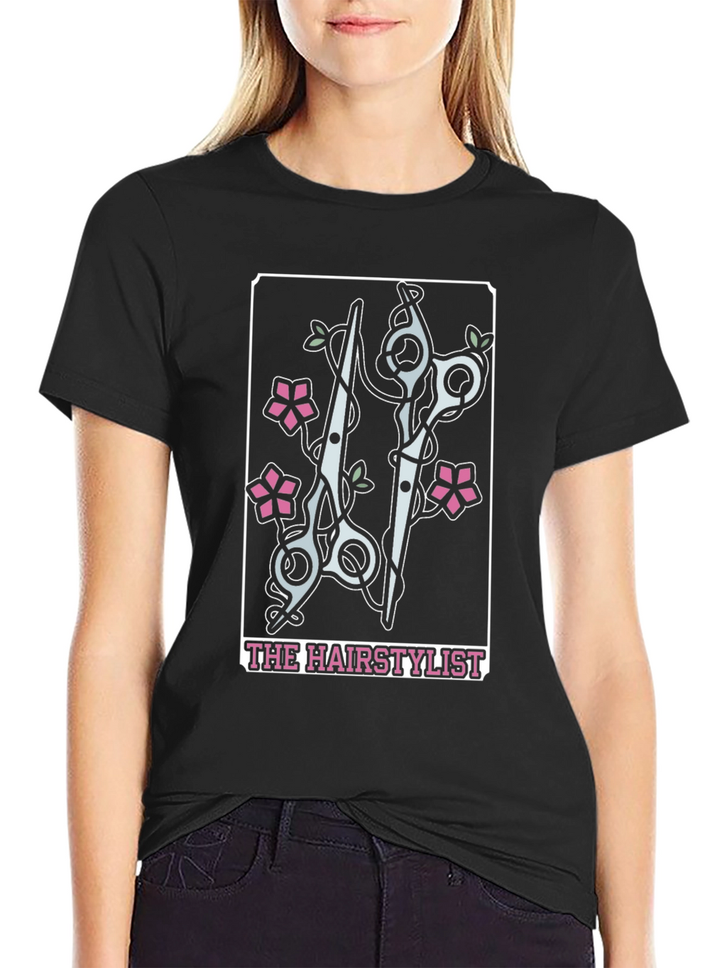 The Hairstylist Tarot Card Graphic T-Shirt