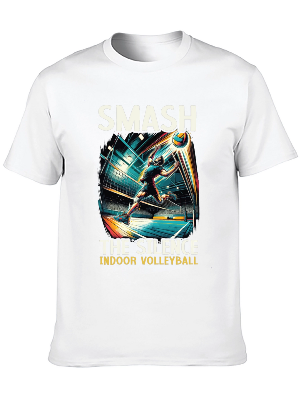 Smash the Silence Indoor Volleyball T-Shirt
