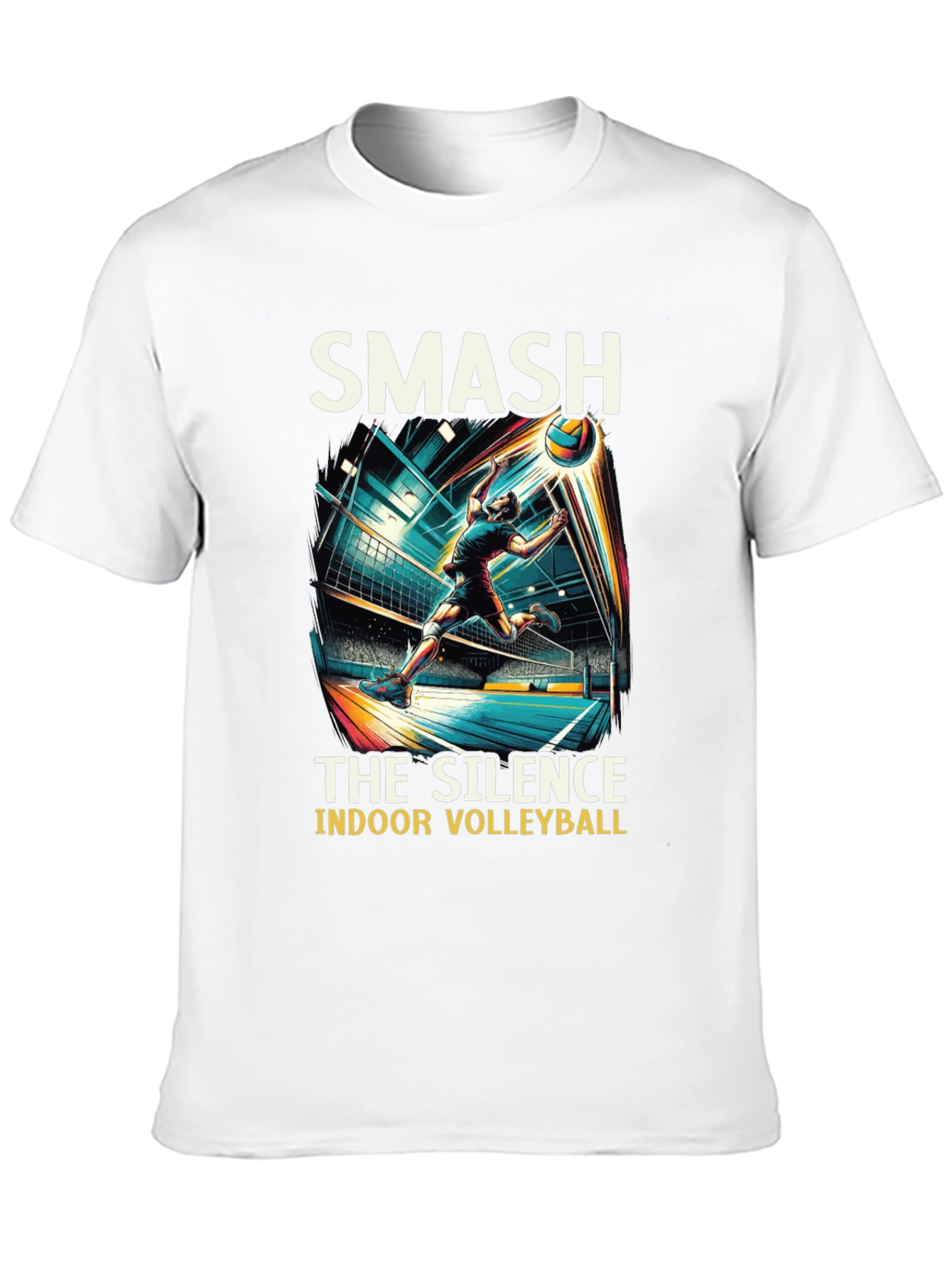 Smash the Silence Indoor Volleyball T-Shirt