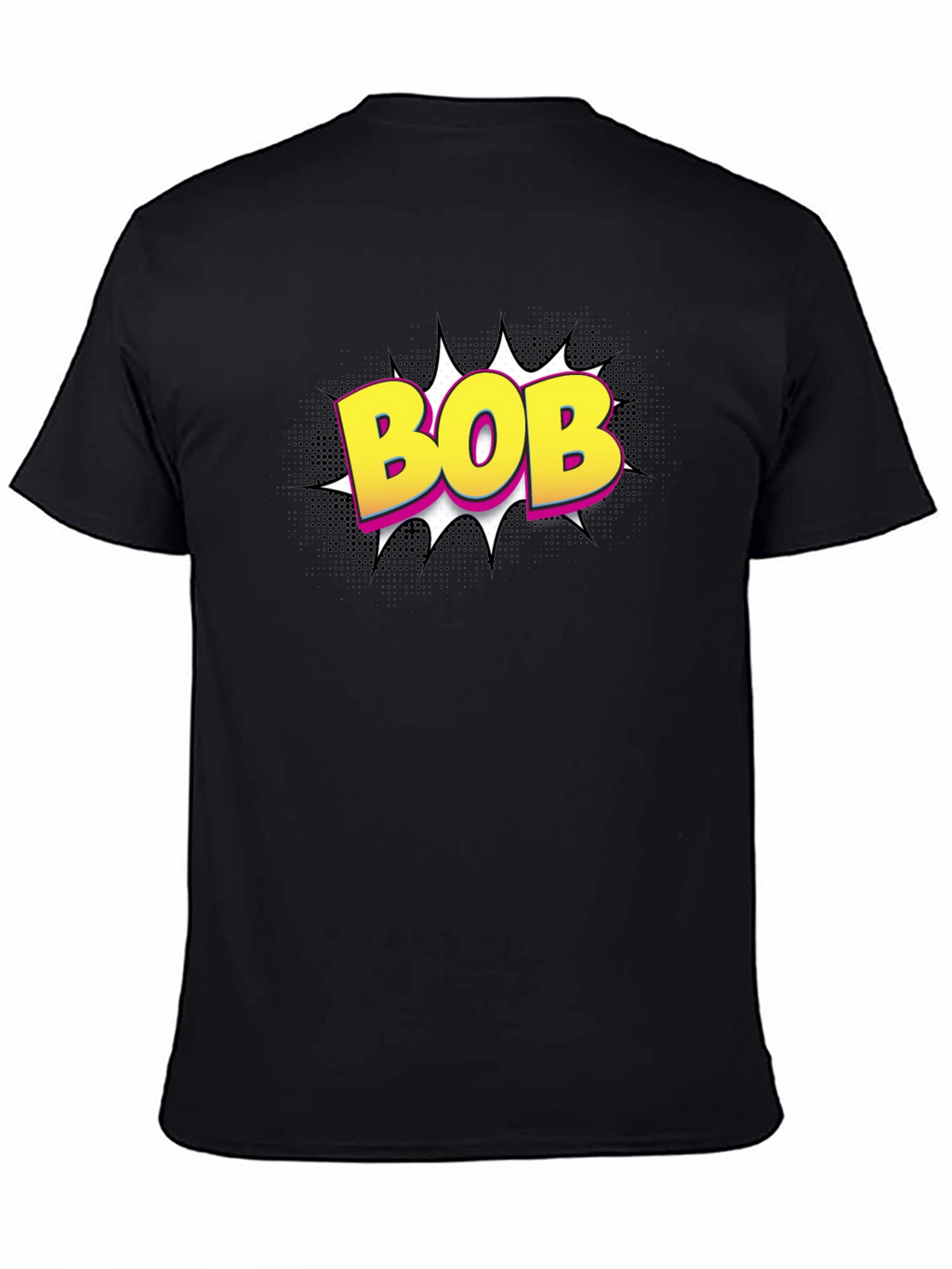 BOB Comic Style Black T-Shirt