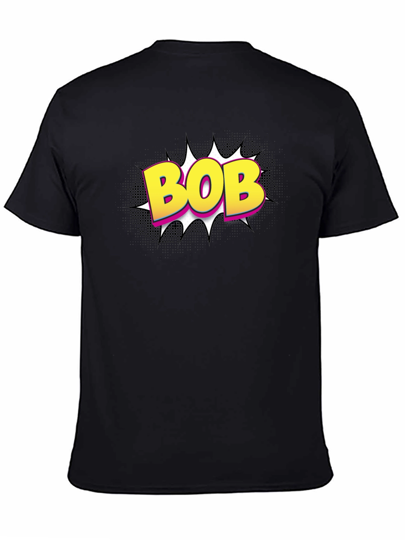 BOB Comic Style Black T-Shirt