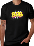 BOB Comic Style Black T-Shirt