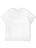 Black Graphic Tee - Wearing Black is a Lifestyle