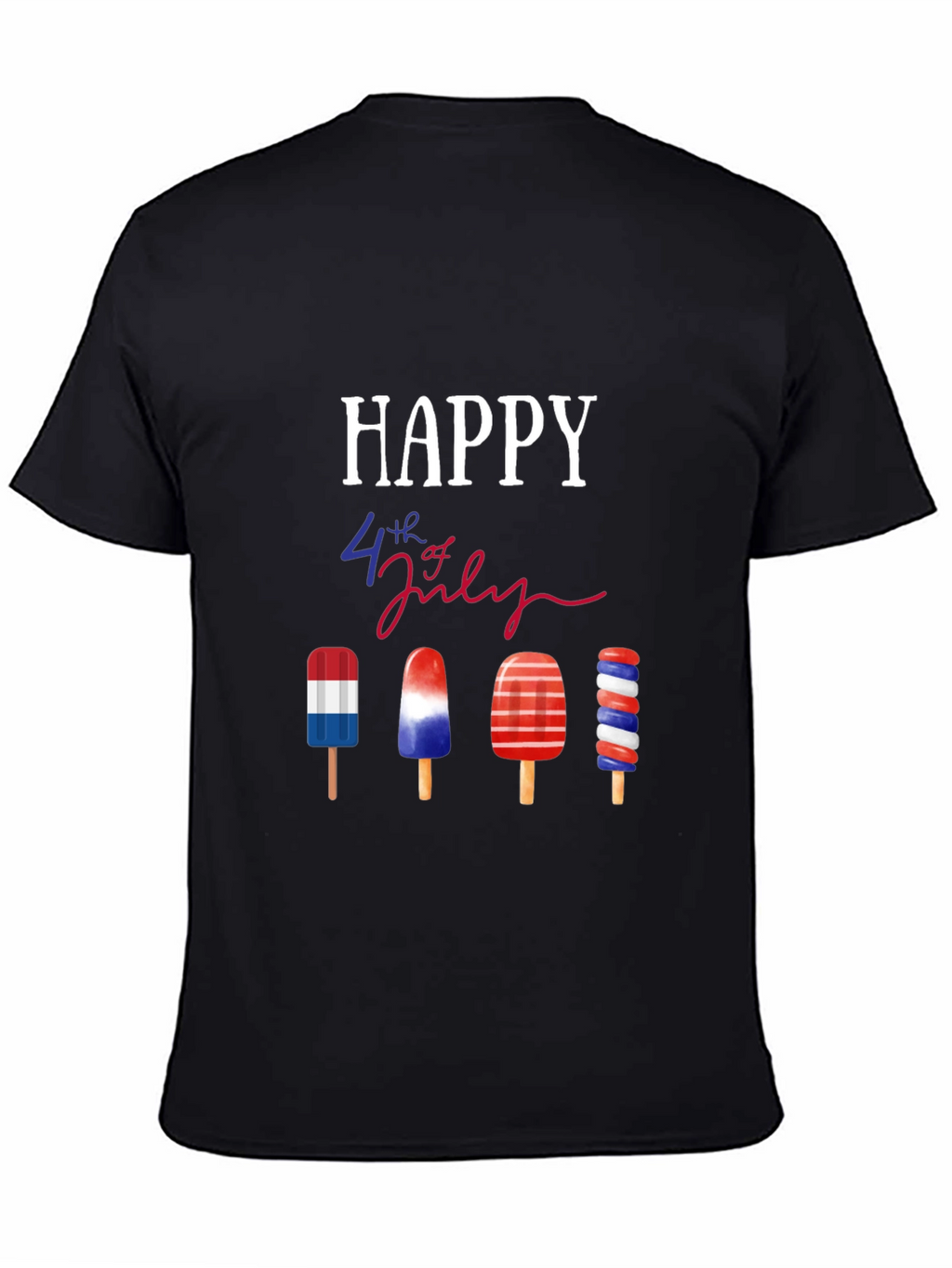 Happy 4th of July Patriotic Popsicle T-Shirt