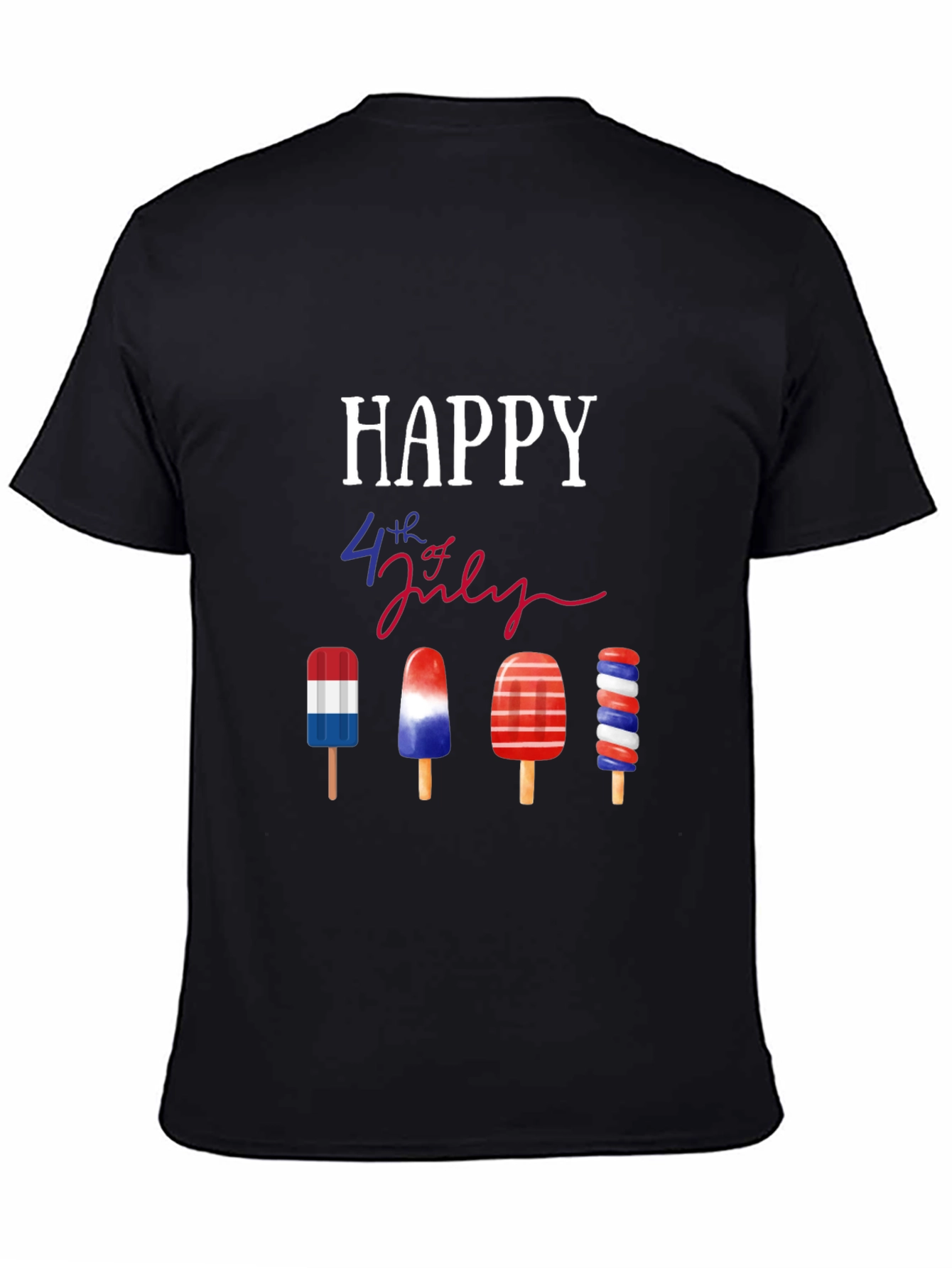 Happy 4th of July Patriotic Popsicle T-Shirt