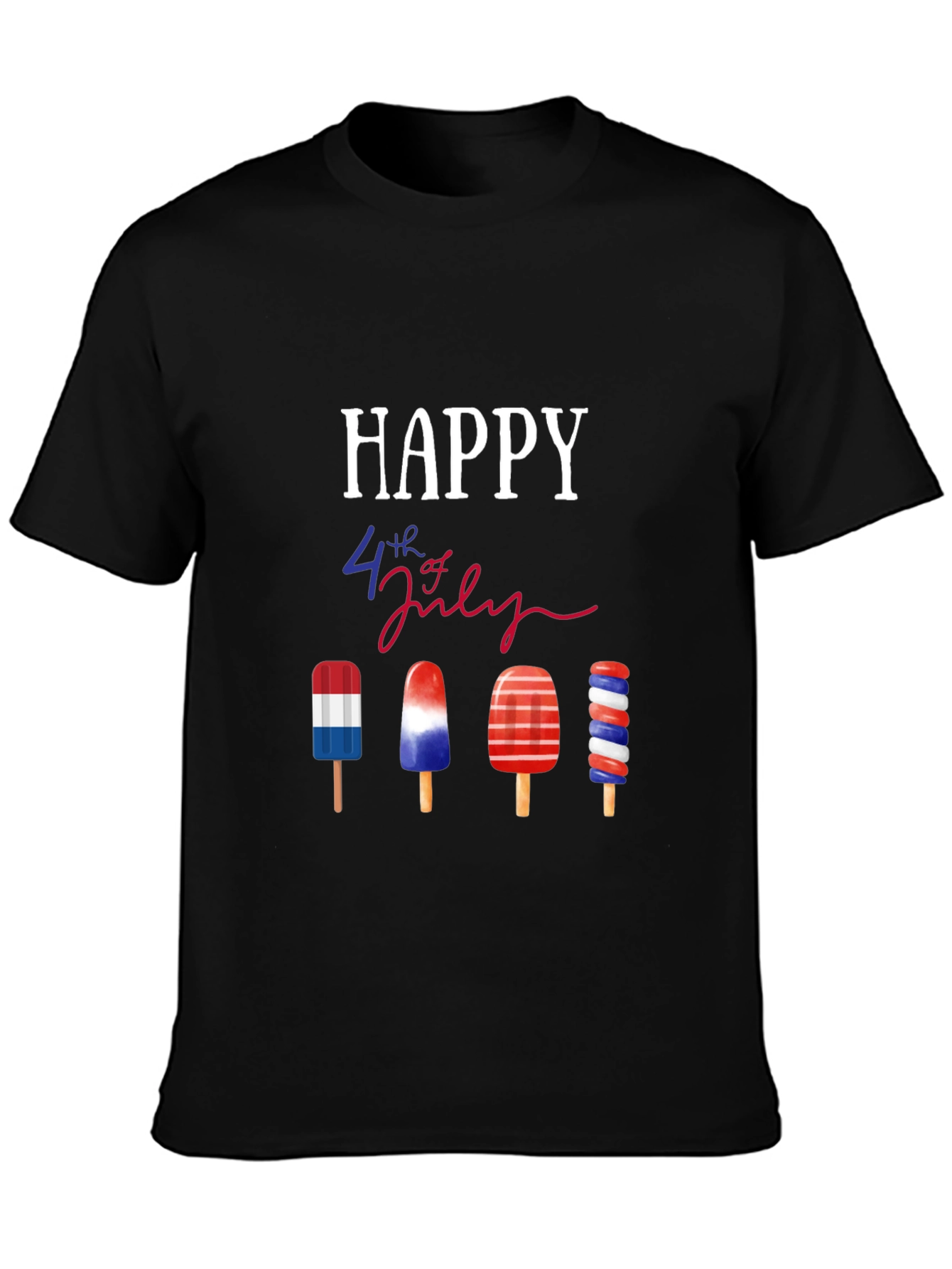 Happy 4th of July Patriotic Popsicle T-Shirt
