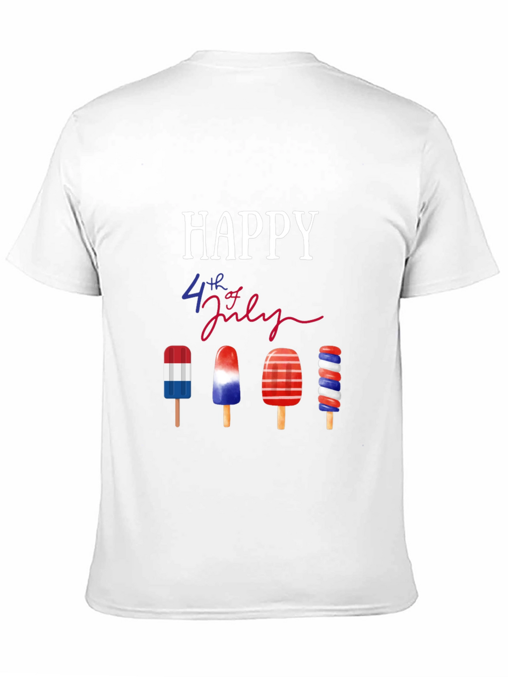 Happy 4th of July Patriotic Popsicle T-Shirt