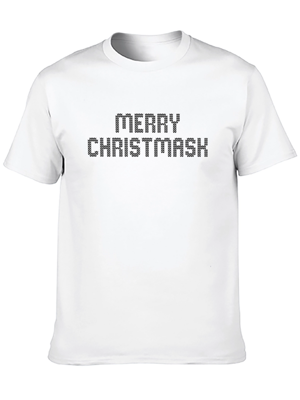 Merry Christmask T-Shirt - Holiday Novelty Tee