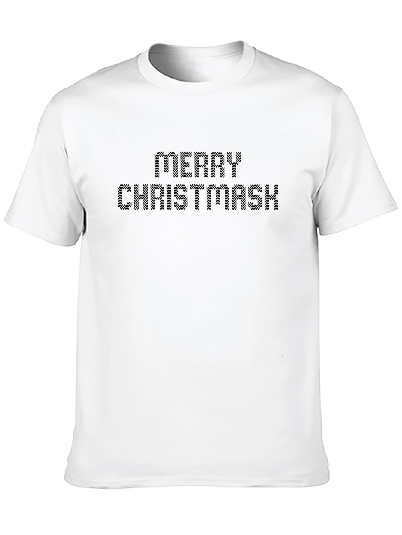 Merry Christmask T-Shirt - Holiday Novelty Tee