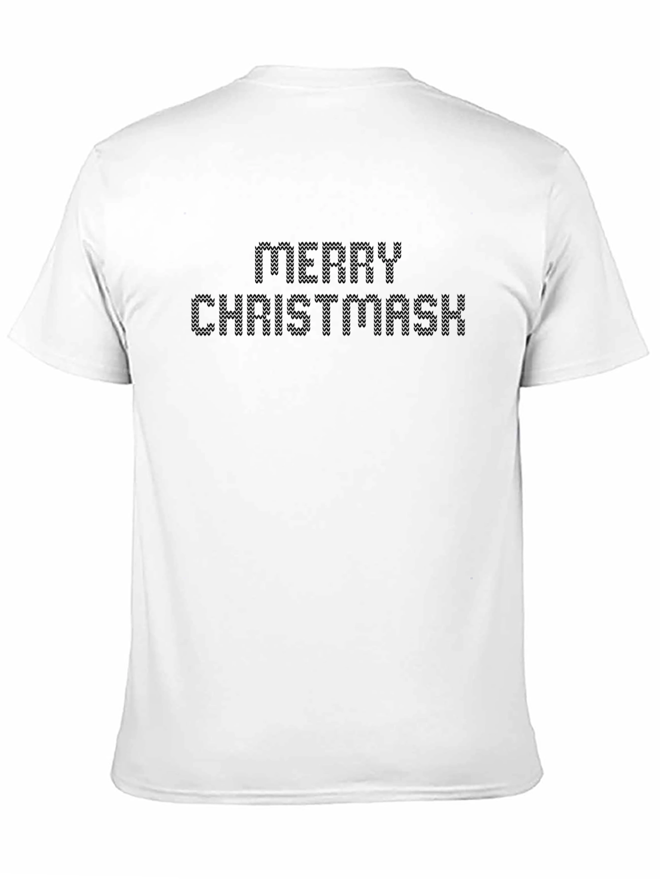 Merry Christmask T-Shirt - Holiday Novelty Tee