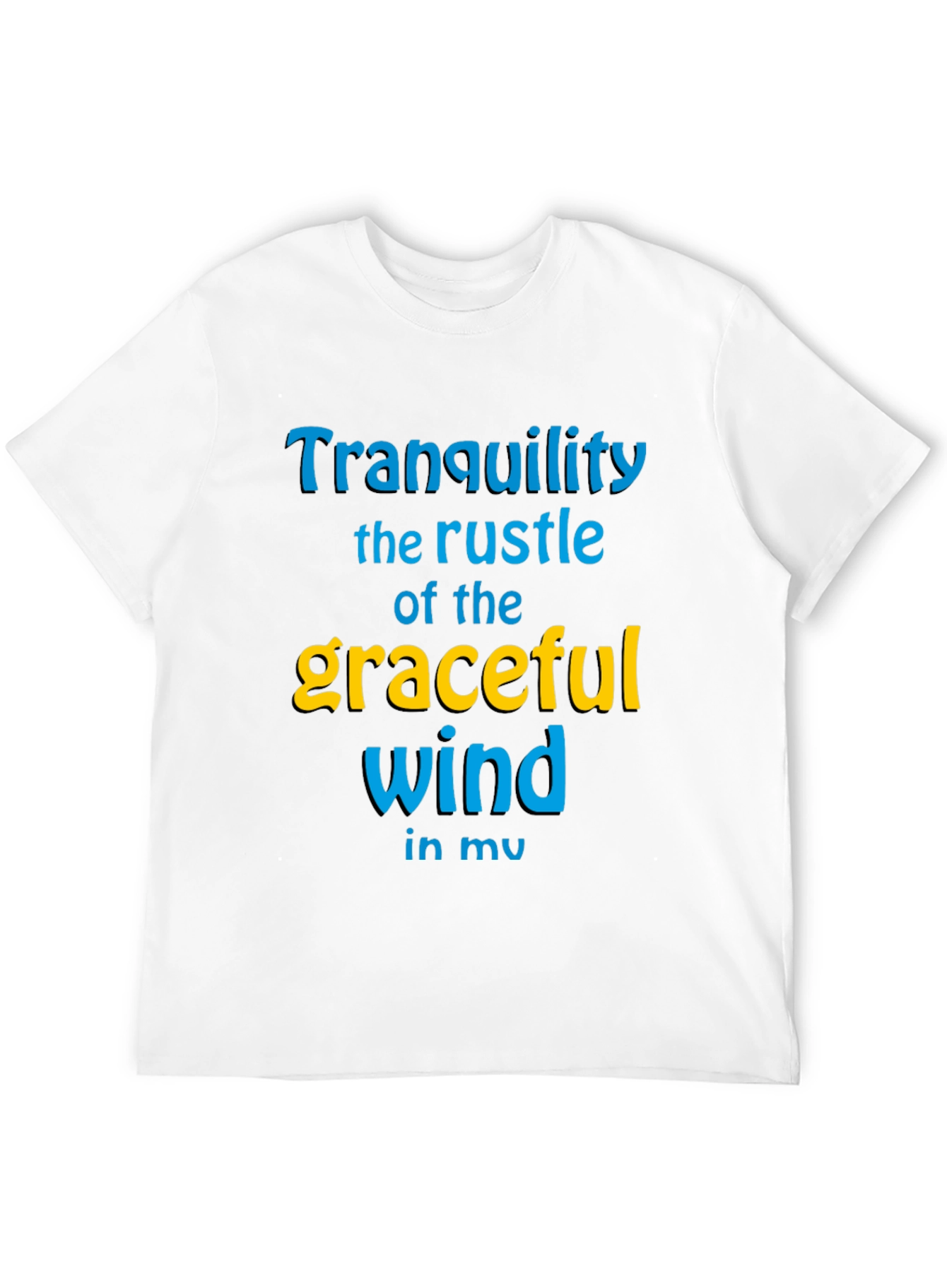 Tranquility Wind Graphic Tee - Stylish Comfort