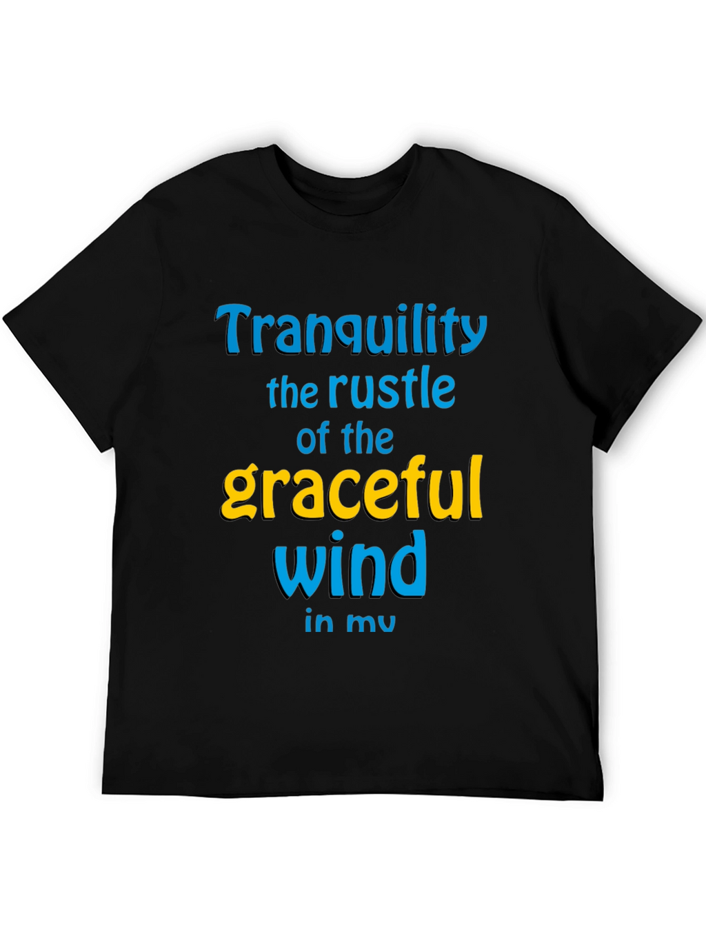 Tranquility Wind Graphic Tee - Stylish Comfort