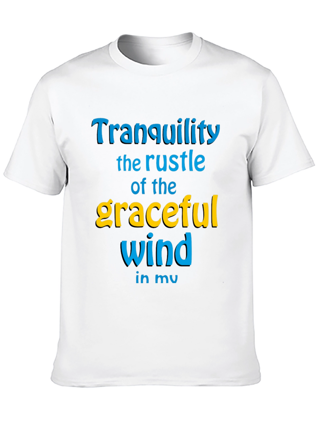 Tranquility Wind Graphic Tee - Stylish Comfort