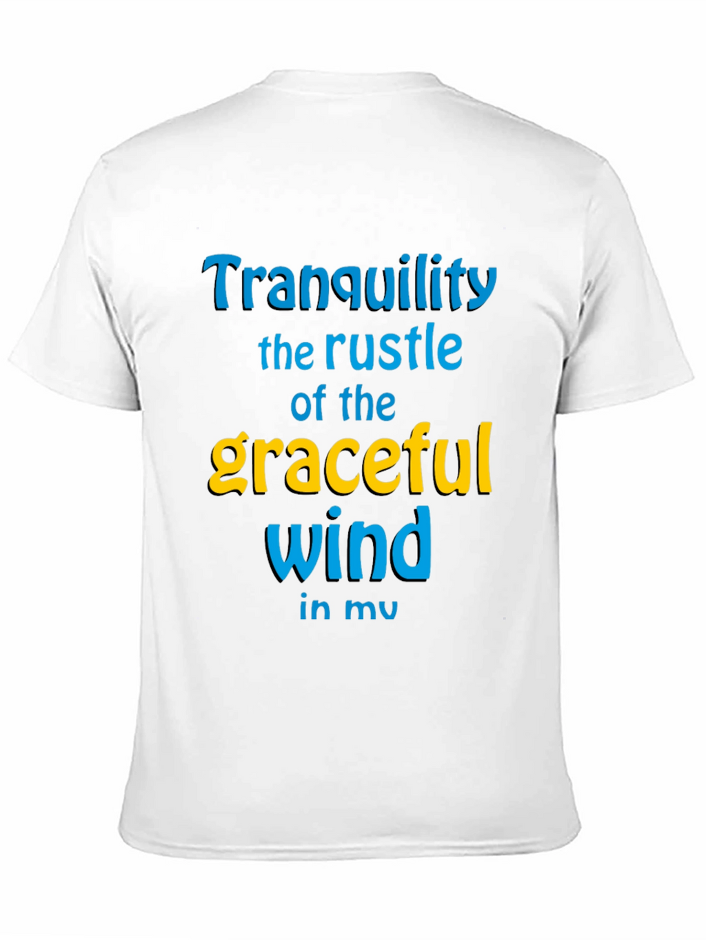 Tranquility Wind Graphic Tee - Stylish Comfort