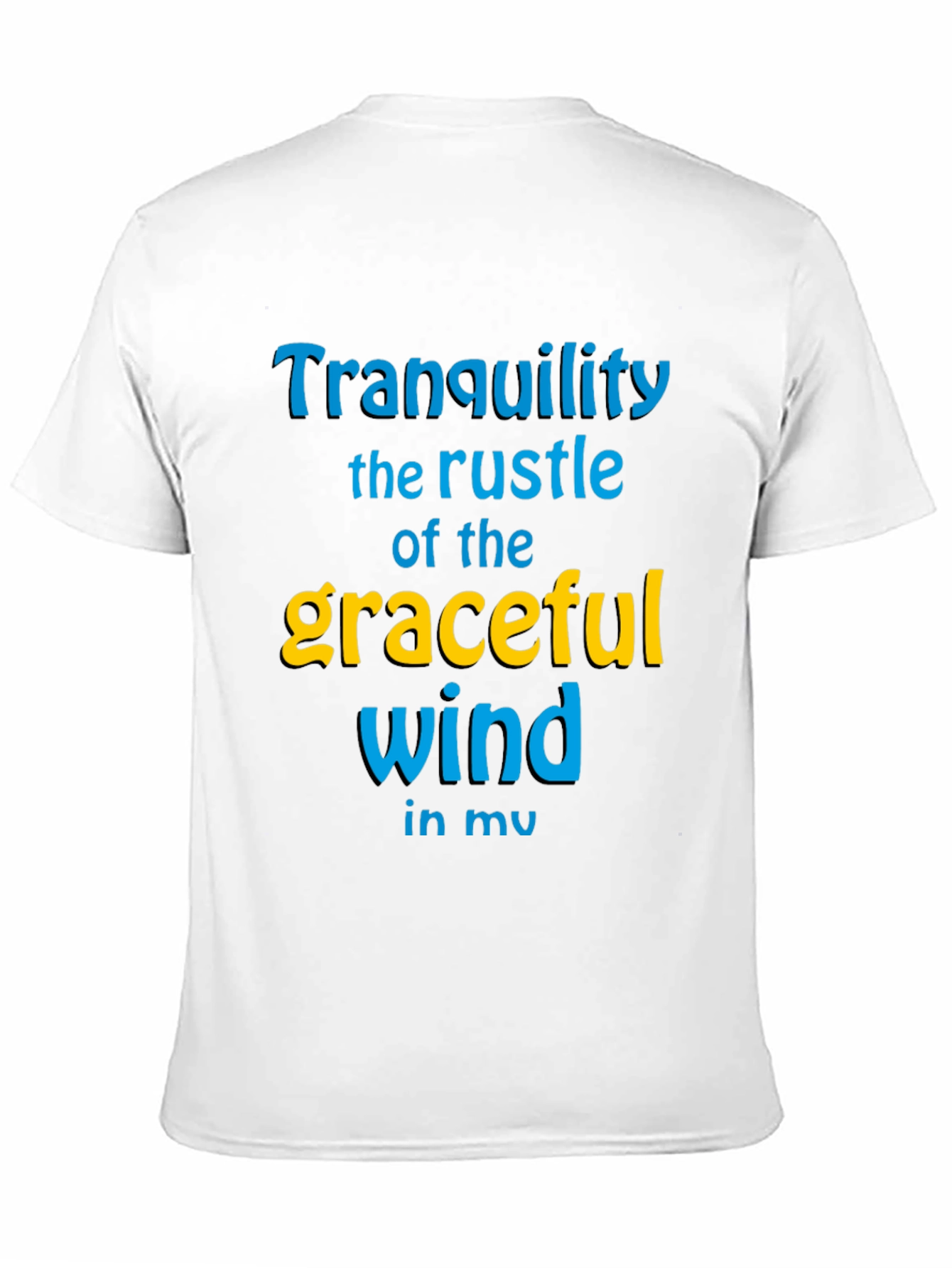 Tranquility Wind Graphic Tee - Stylish Comfort