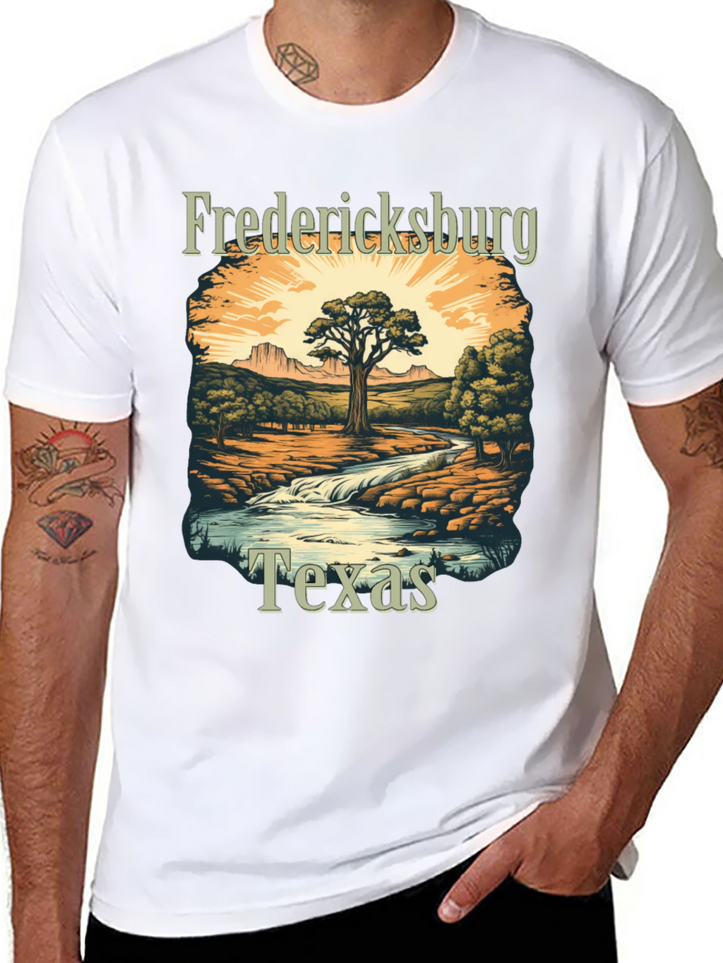 Fredericksburg Texas Graphic Tee