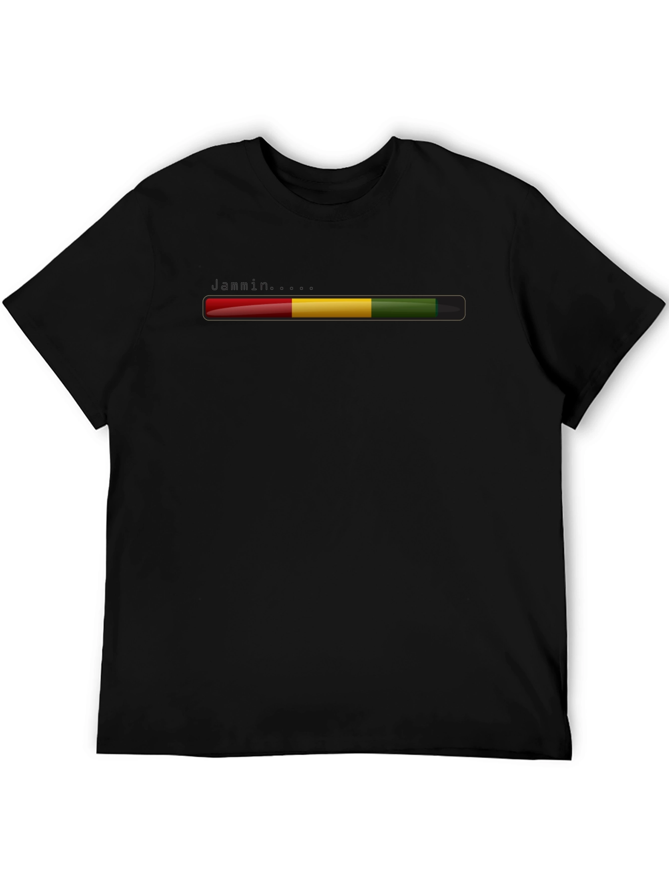 Rasta Stripe Graphic Tee - Casual Comfort