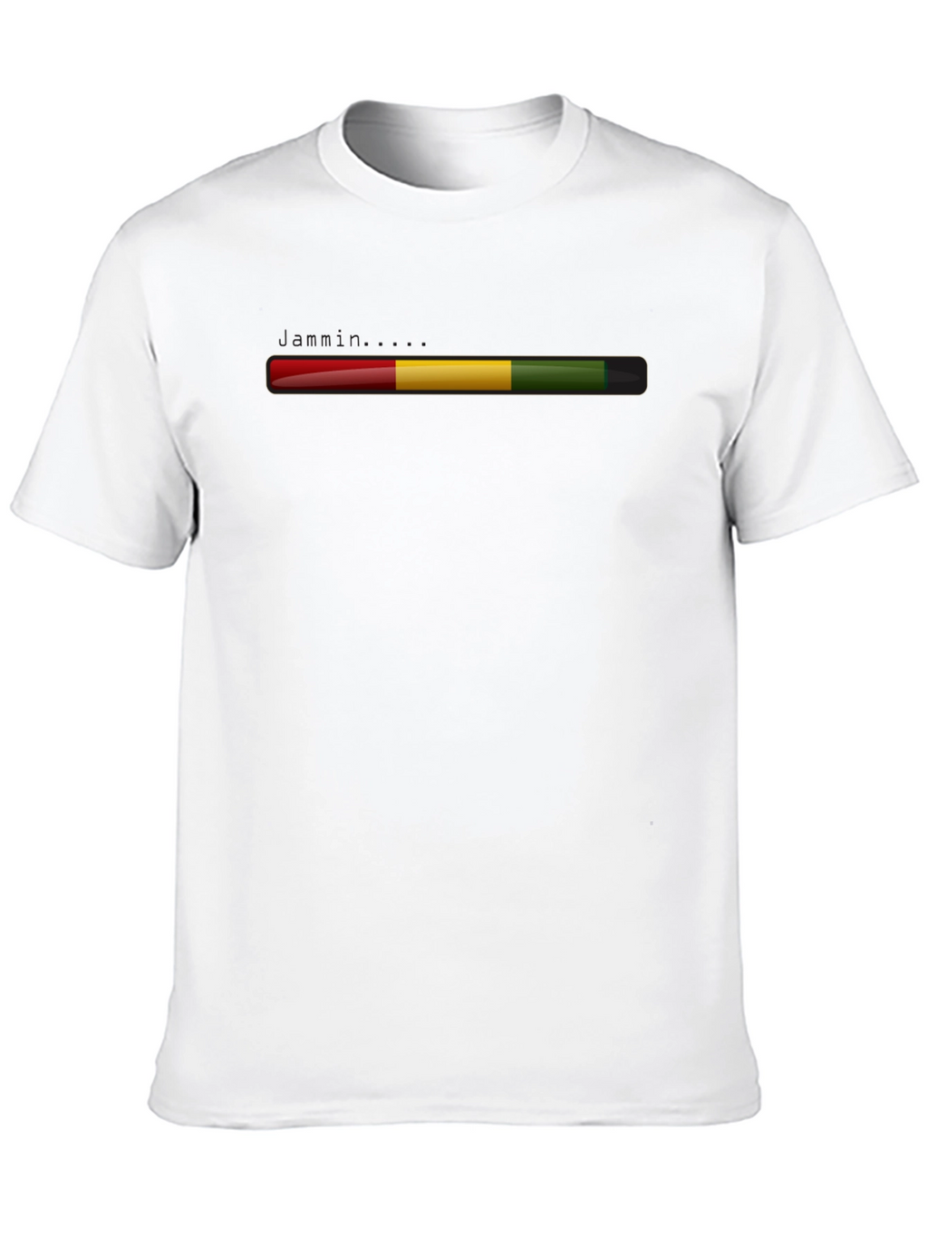 Rasta Stripe Graphic Tee - Casual Comfort