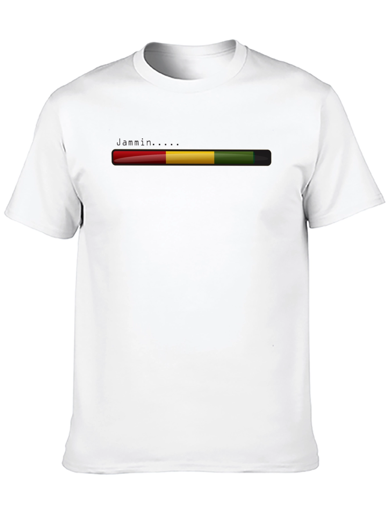 Rasta Stripe Graphic Tee - Casual Comfort