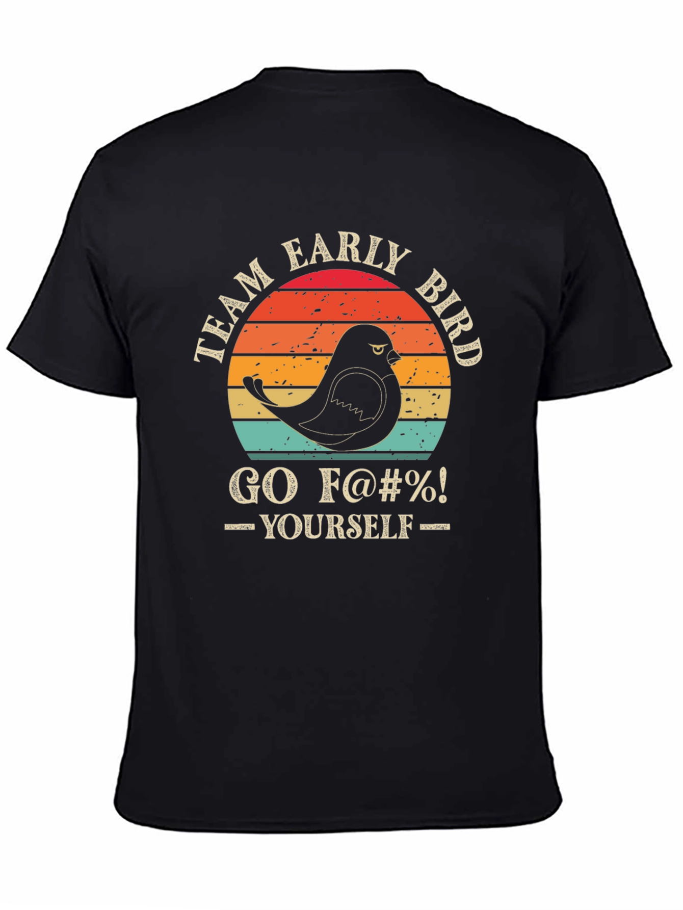 Team Early Bird T-Shirt - Funny Graphic Tee