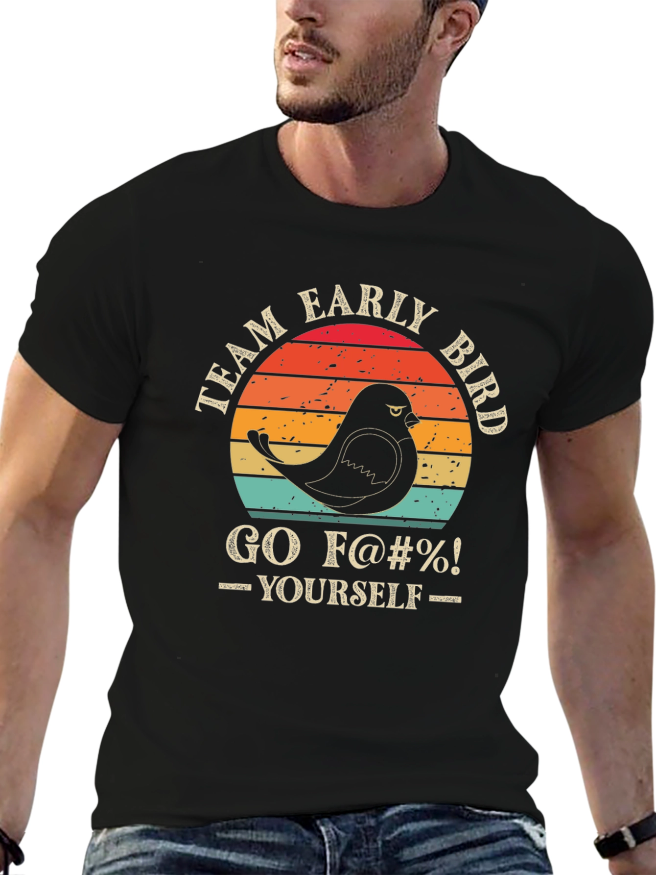 Team Early Bird T-Shirt - Funny Graphic Tee