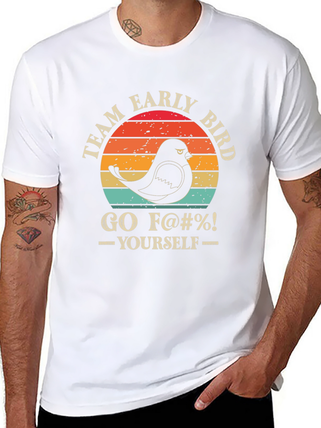 Team Early Bird T-Shirt - Funny Graphic Tee