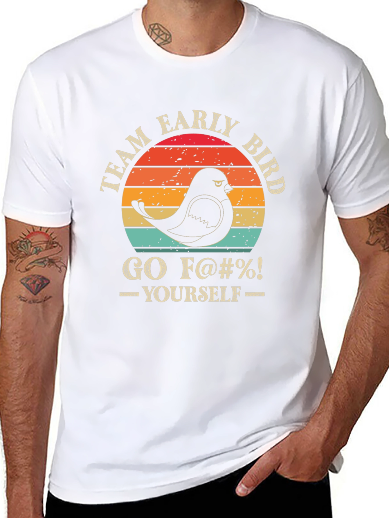 Team Early Bird T-Shirt - Funny Graphic Tee