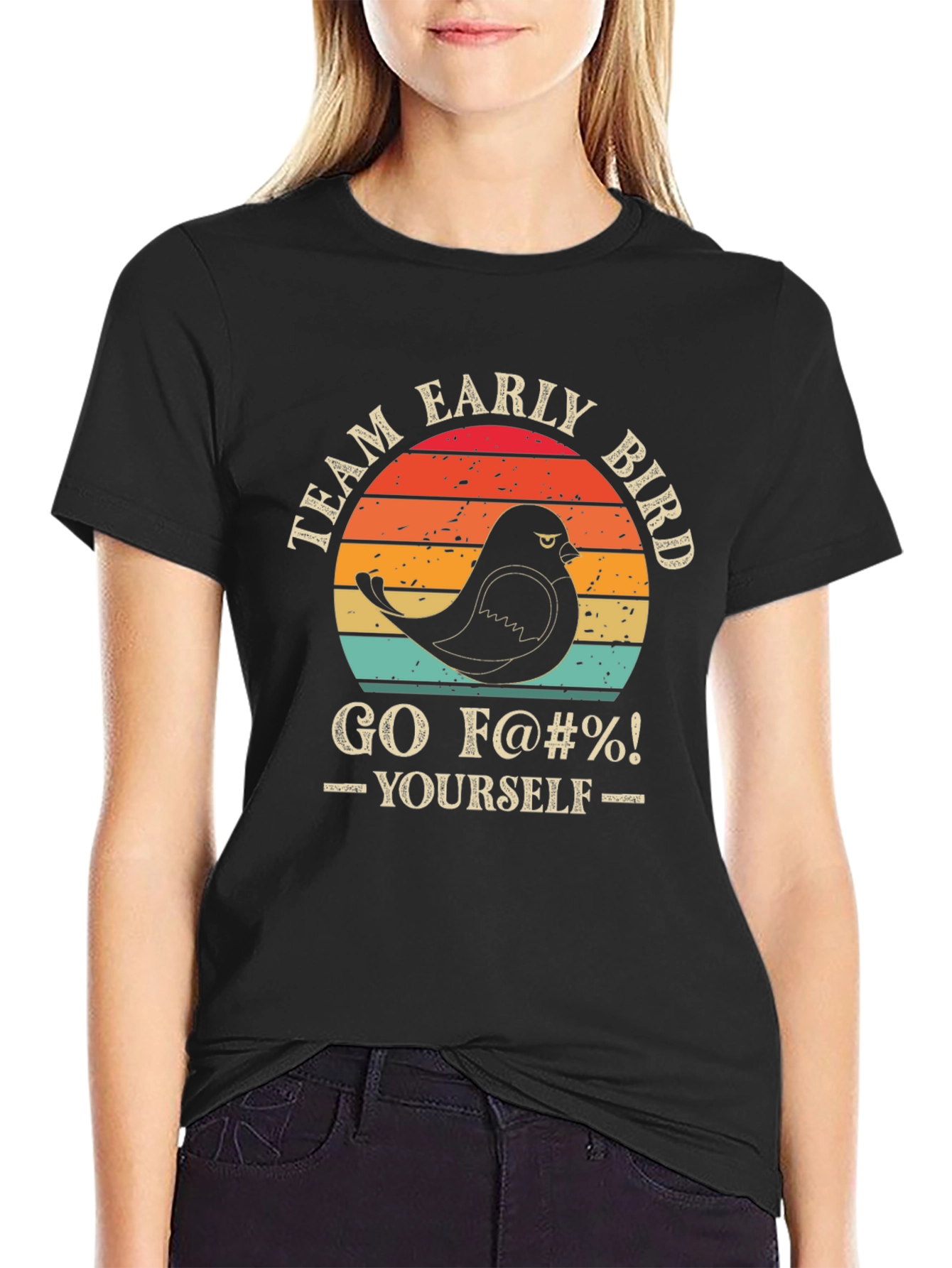 Team Early Bird T-Shirt - Funny Graphic Tee