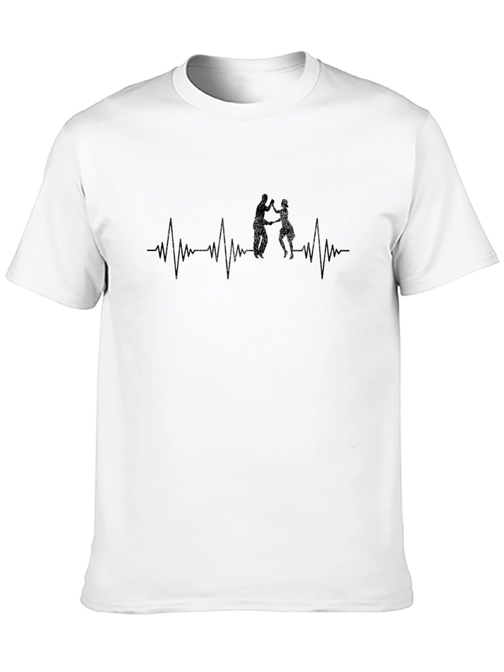 Dancing Heartbeat T-Shirt - Black