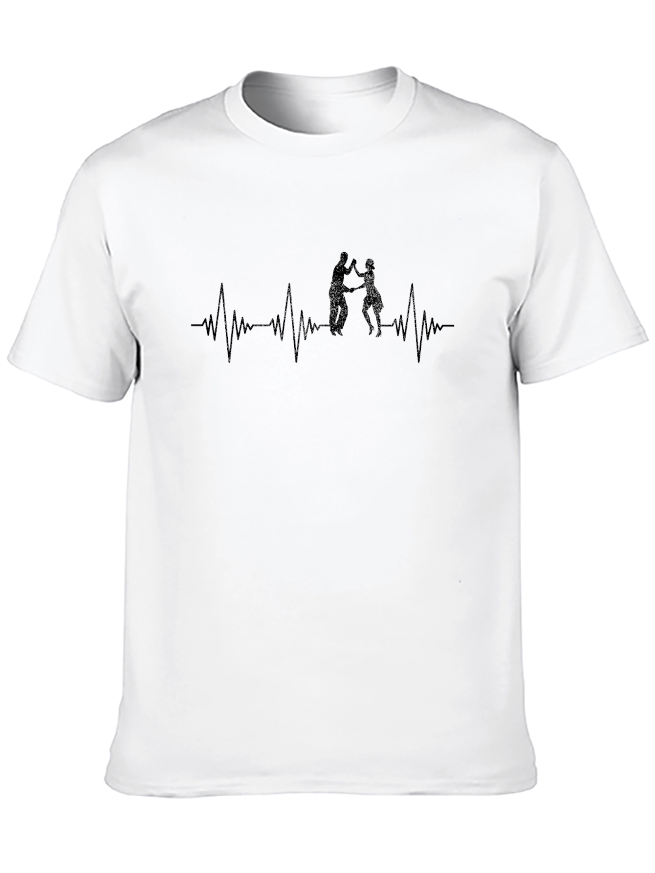 Dancing Heartbeat T-Shirt - Black