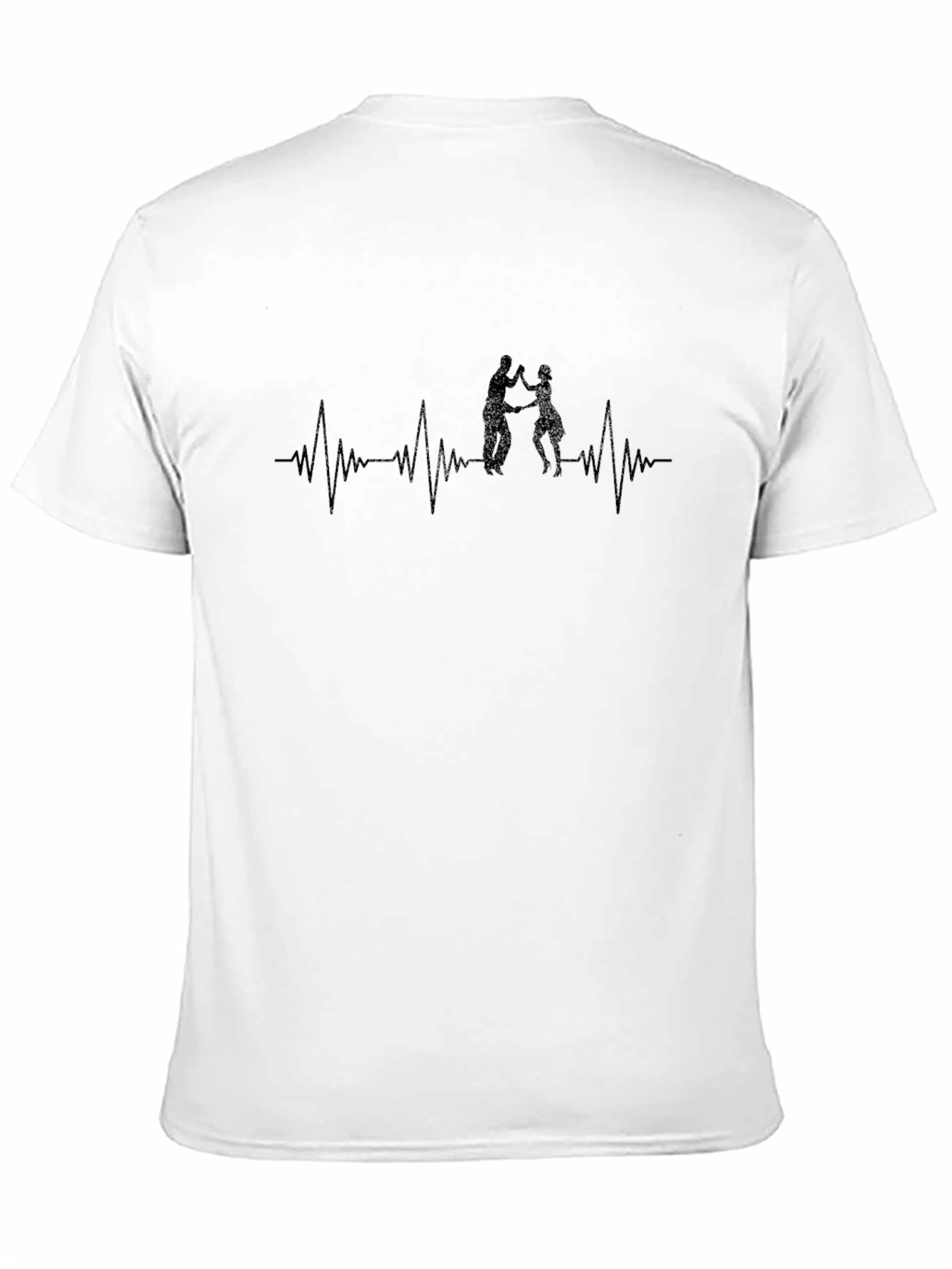 Dancing Heartbeat T-Shirt - Black