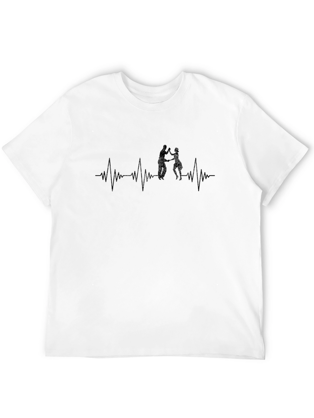 Dancing Heartbeat T-Shirt - Black