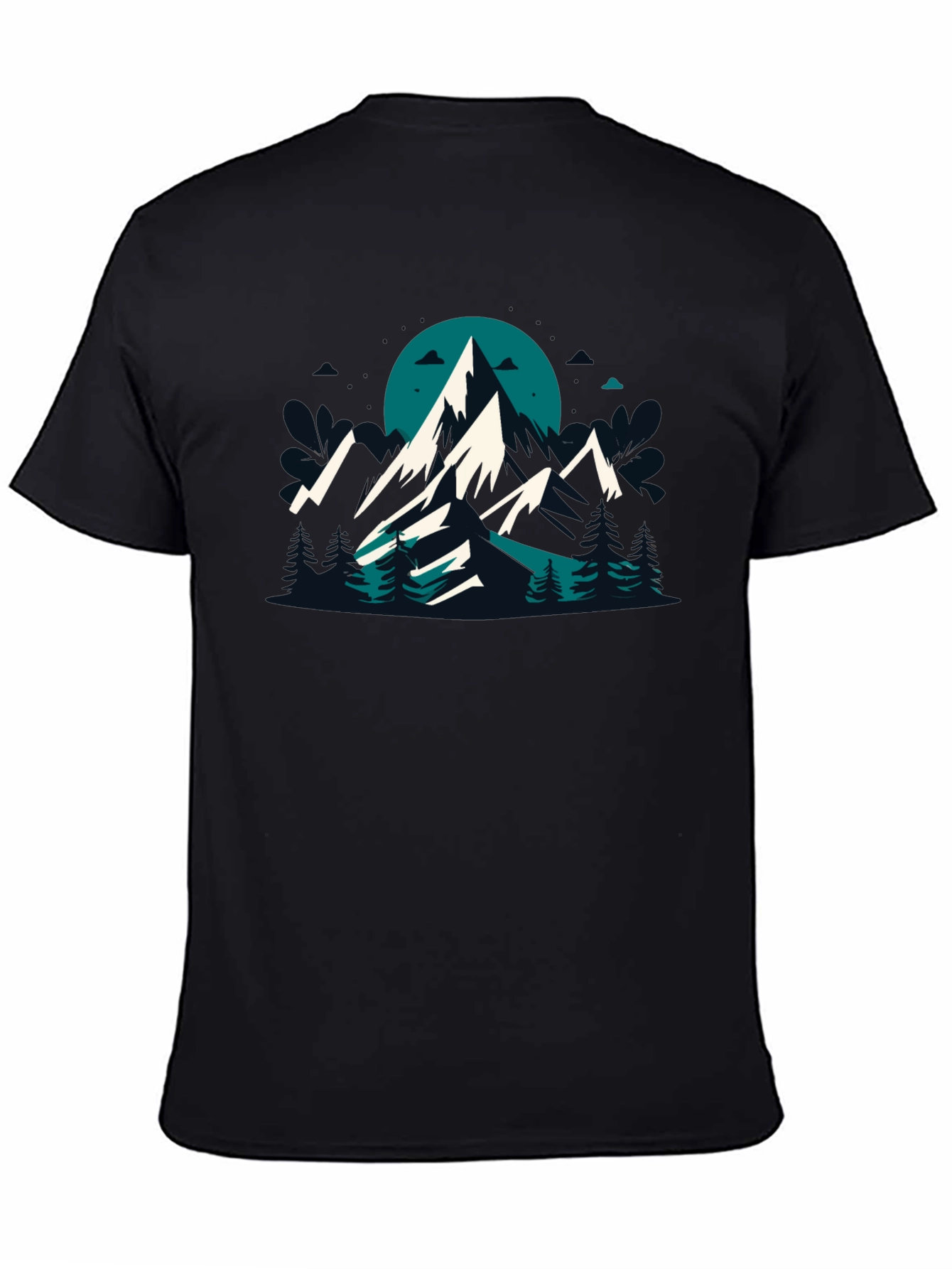 Mountain Graphic Black T-Shirt