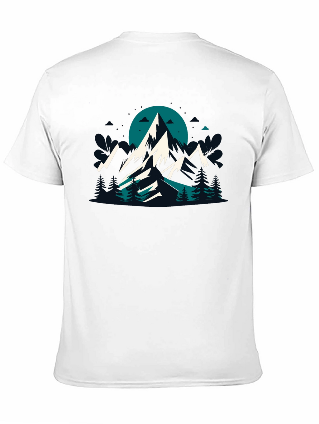 Mountain Graphic Black T-Shirt