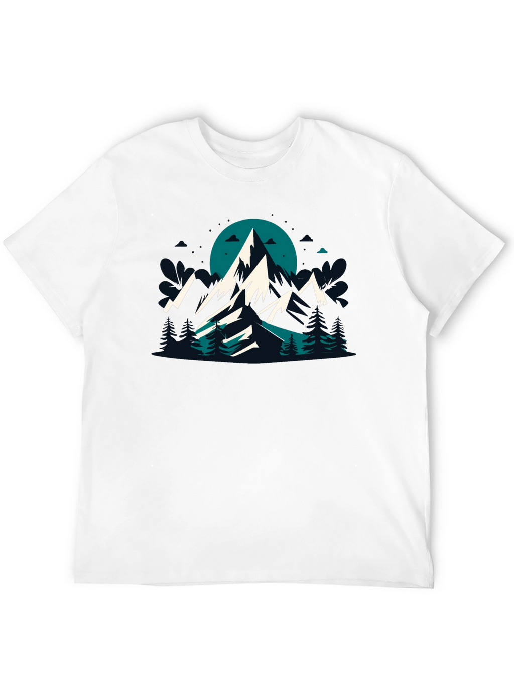 Mountain Graphic Black T-Shirt