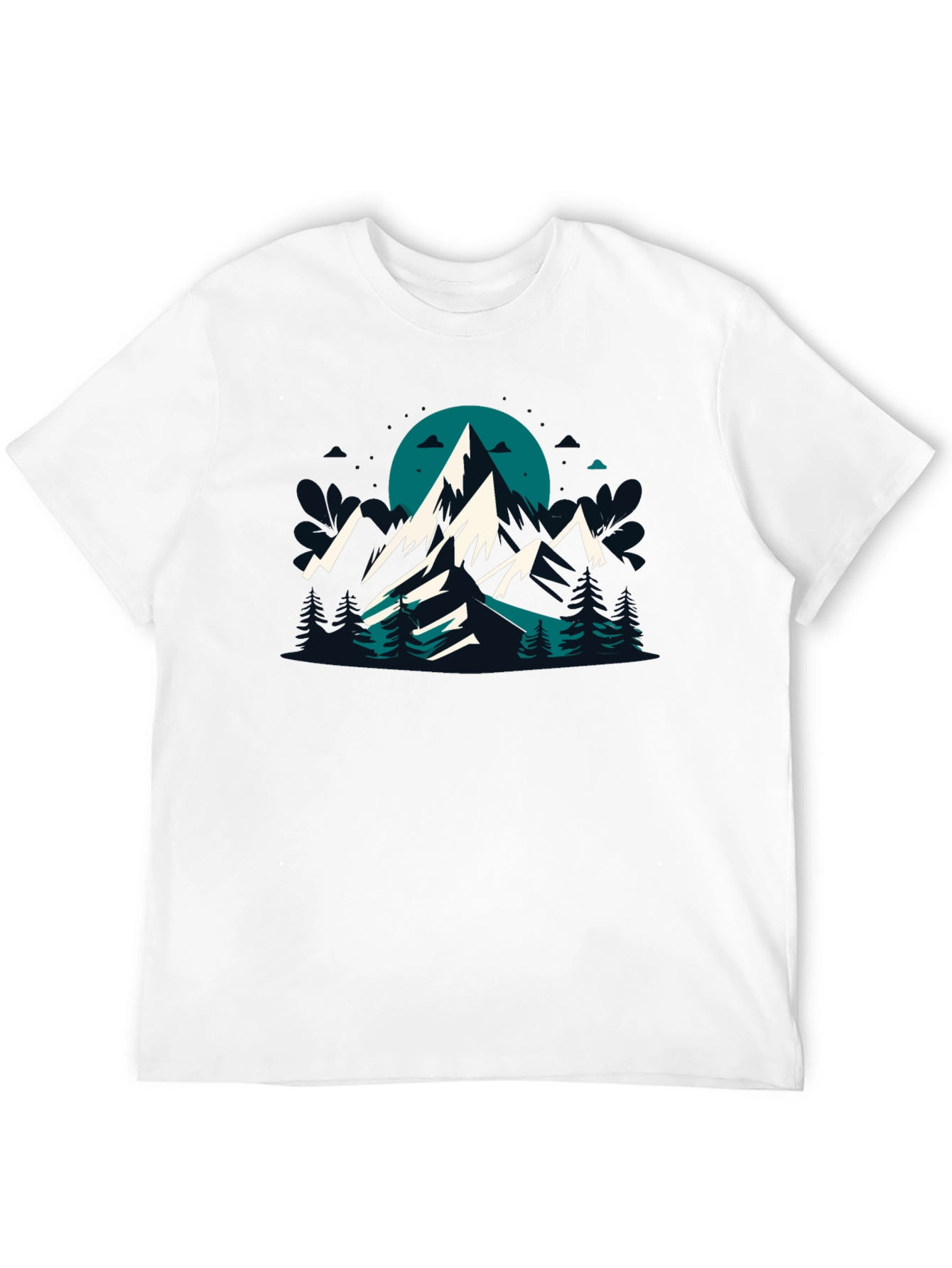 Mountain Graphic Black T-Shirt