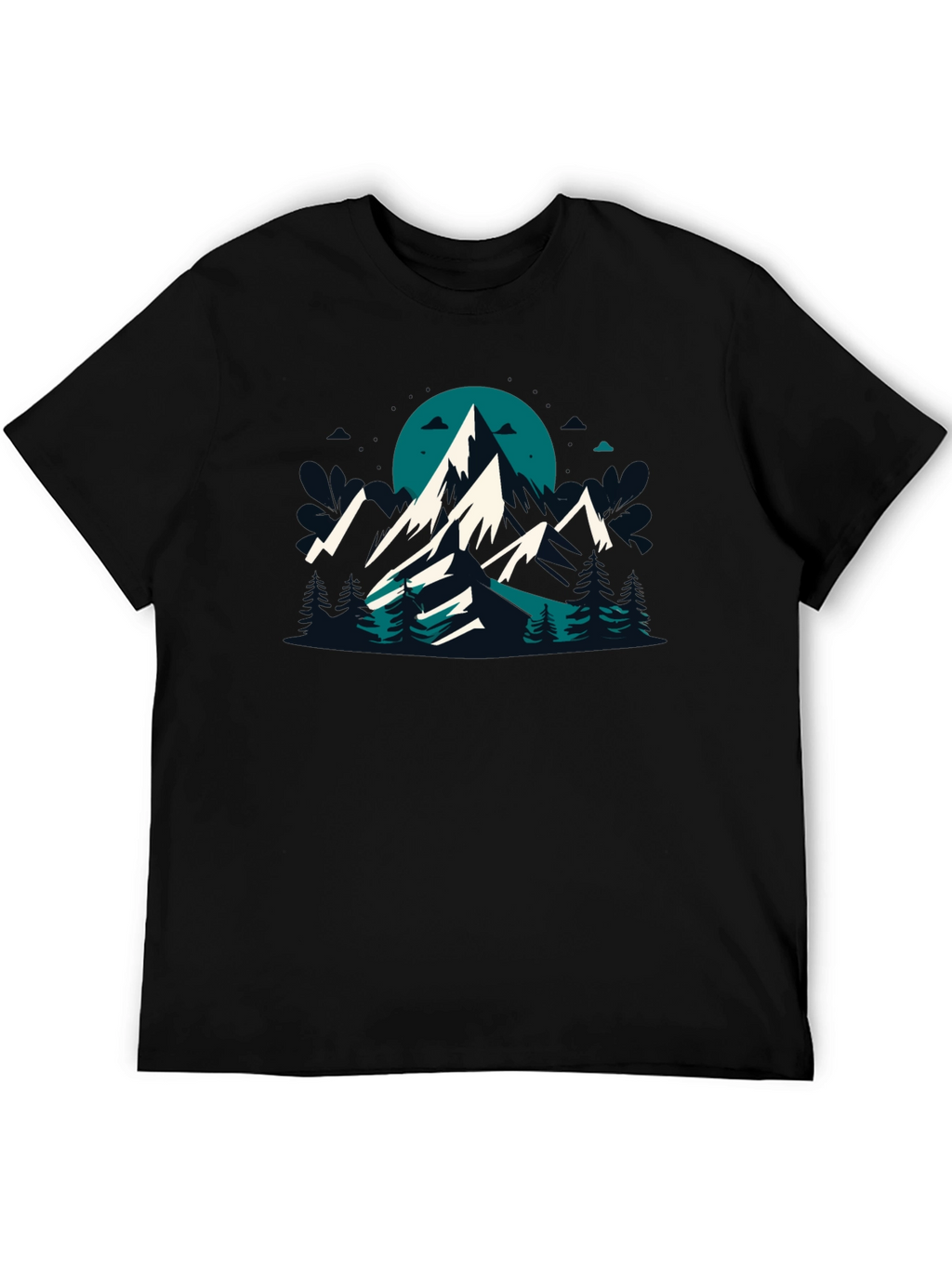 Mountain Graphic Black T-Shirt