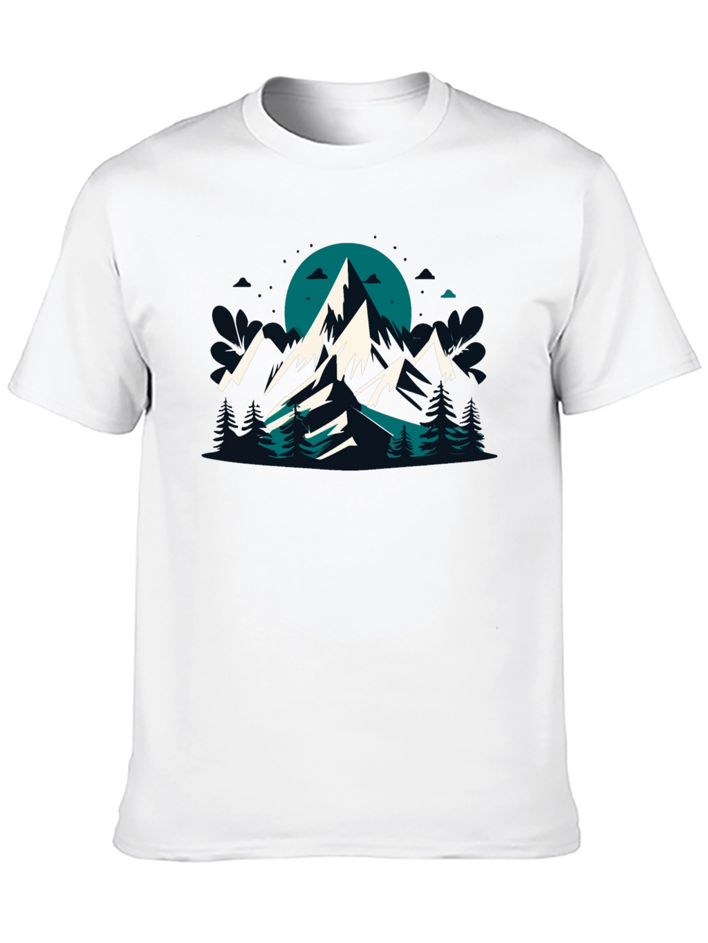 Mountain Graphic Black T-Shirt