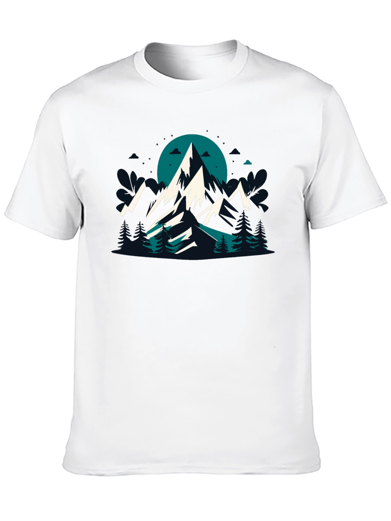 Mountain Graphic Black T-Shirt