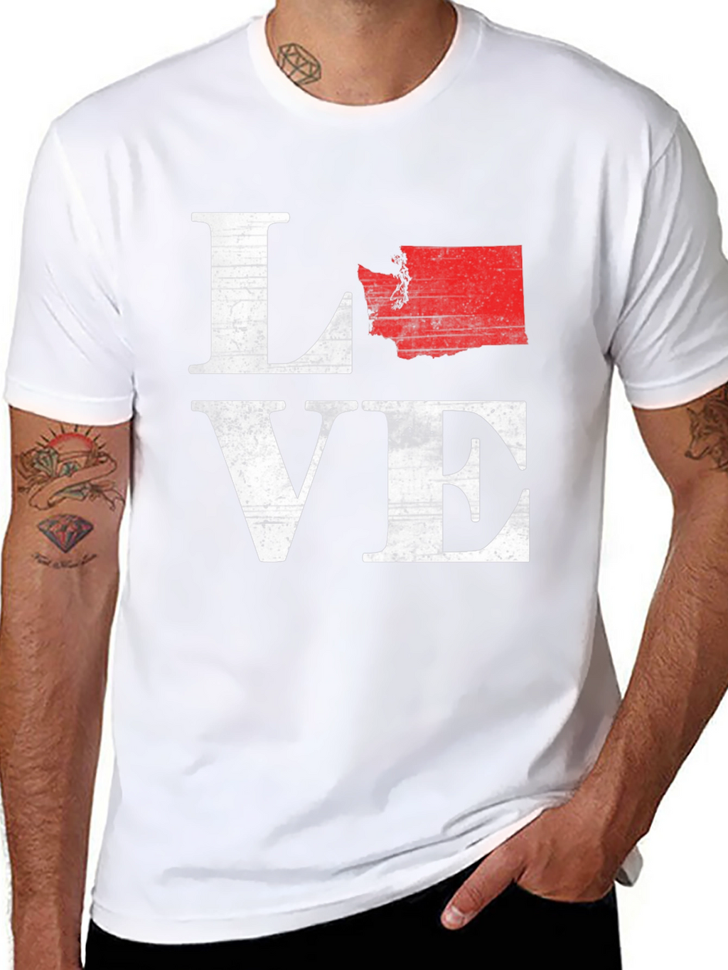 Washington State Love Graphic Tee