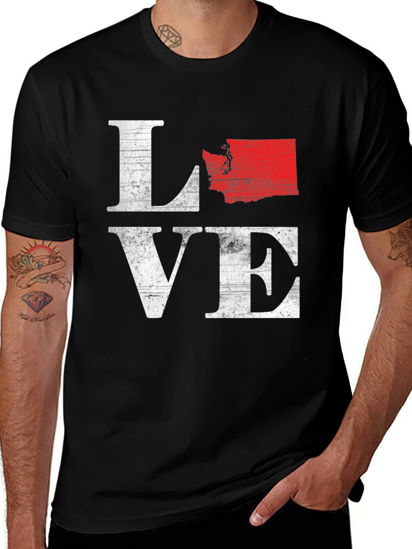 Washington State Love Graphic Tee